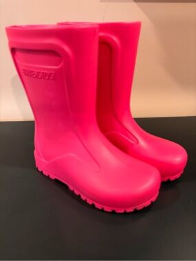 Birkenstock Kids Hot Pink Derry Rain Boots